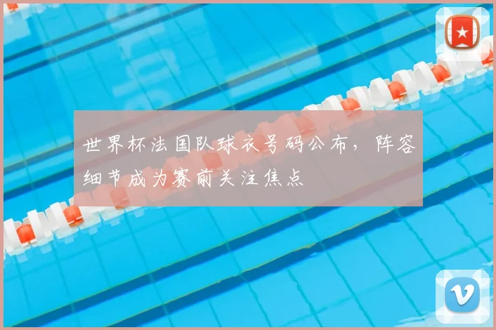 世界杯法国队球衣号码公布，阵容细节成为赛前关注焦点